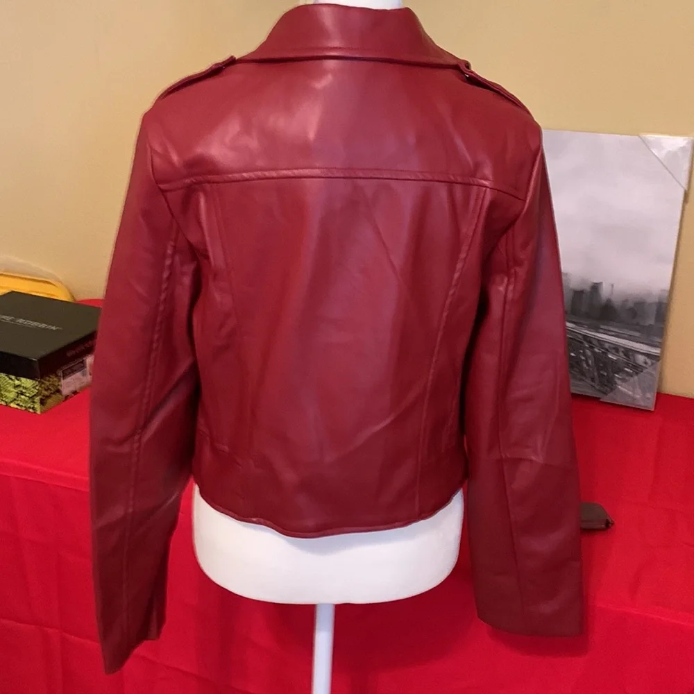 NWT ee:some Leather Jacket - Picture 4 of 7